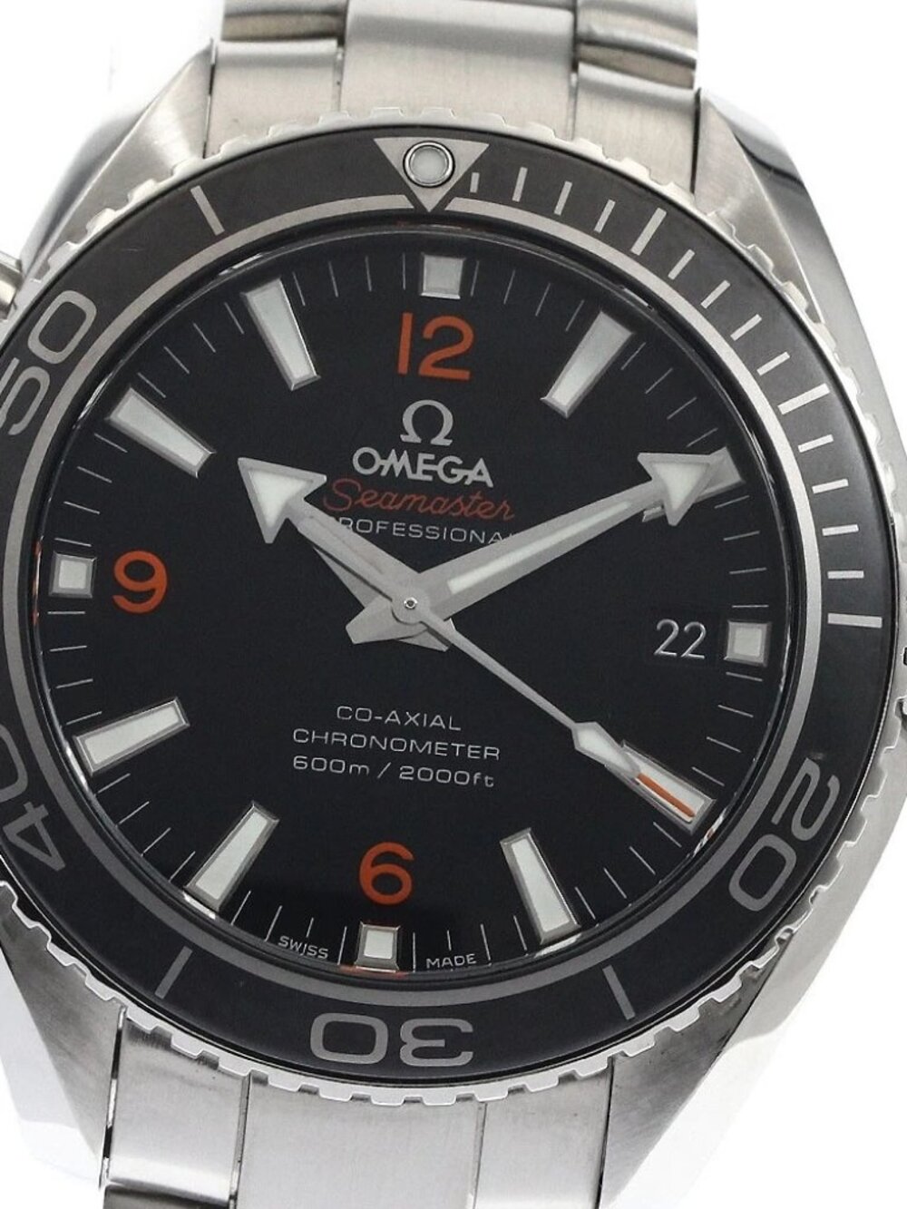 OMEGA Seamaster Planet Ocean 600M Date black Dial Automatic Men's Watch_895553
